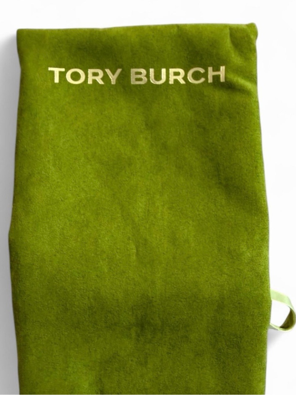 Tory Burch Large Green Drawstring Dustbag - Picture 3 of 7